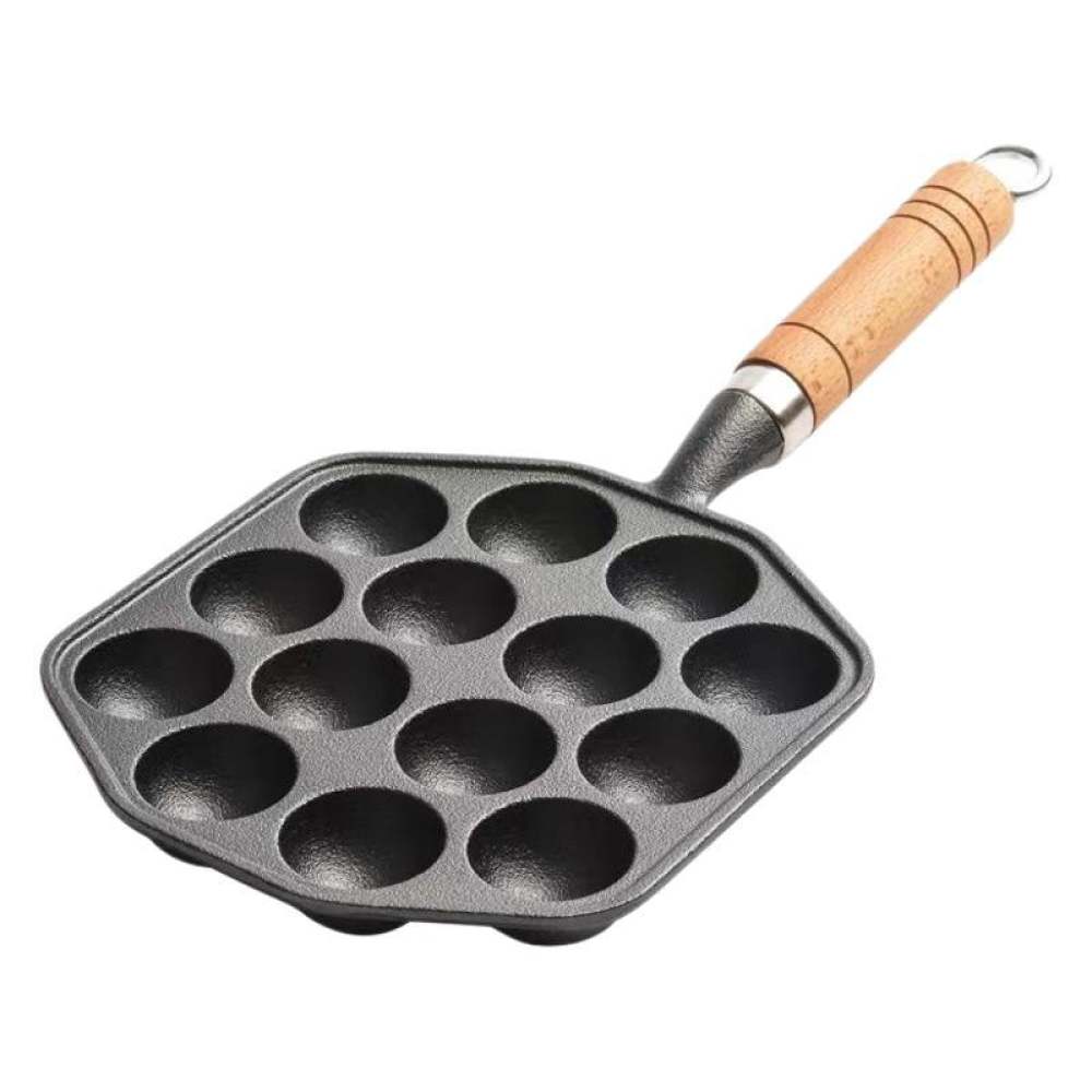 鋳鉄製たこ焼き器、焦げ付き防止加工、たこ焼きやうずらの卵料理 - Takoyaki Grill Plate のレビューと価格