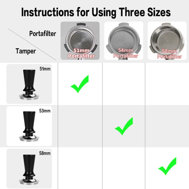 コーヒータンパー定圧51MM 53MM 58MM校正済み30 - Delonghi Espresso Magnifica のレビューと価格