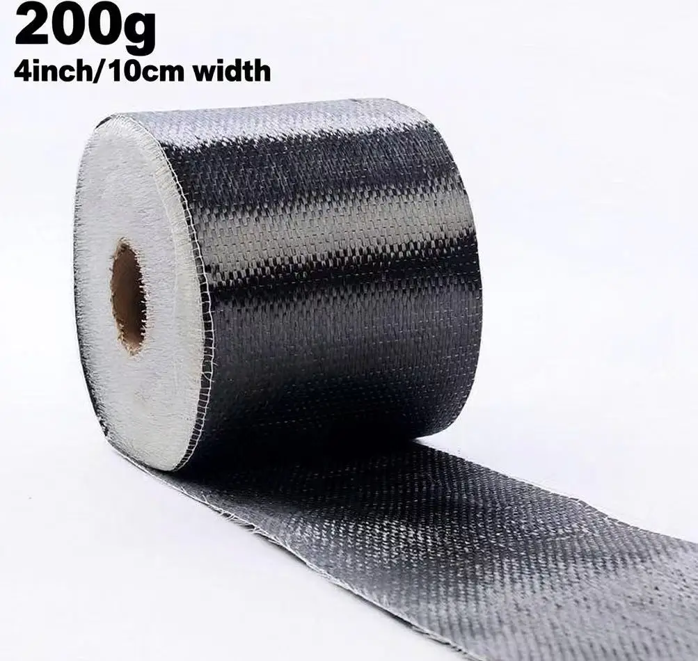 12k 200gsm 4インチ/10cm UDファブリック、 - Crepe Pan Carbon のレビューと価格