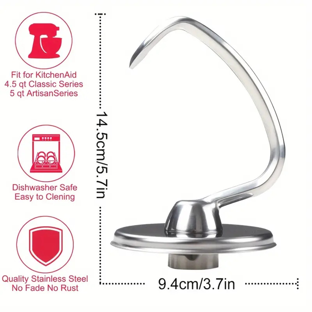 キッチンエイド調理器具アクセサリーと生地用ステンレススチール - Kitchenaid Mixer Hand Mixer のレビューと価格