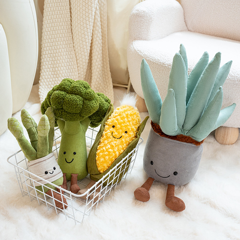 ぬいぐるみ 多様なデザイン ブロッコリー コーン アスパラガ - Corn Dog Stick のレビューと価格